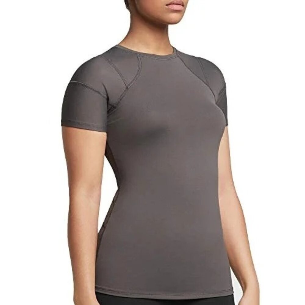TommieCopper S Gray Shoulder Centric Support Athletic T Shirt Copper Zinc Infuse